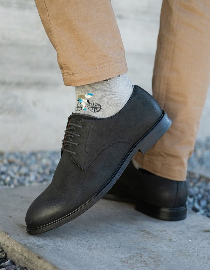 ZAPATOS HOMBRE CUERO BARKER-0-22 NEGRO