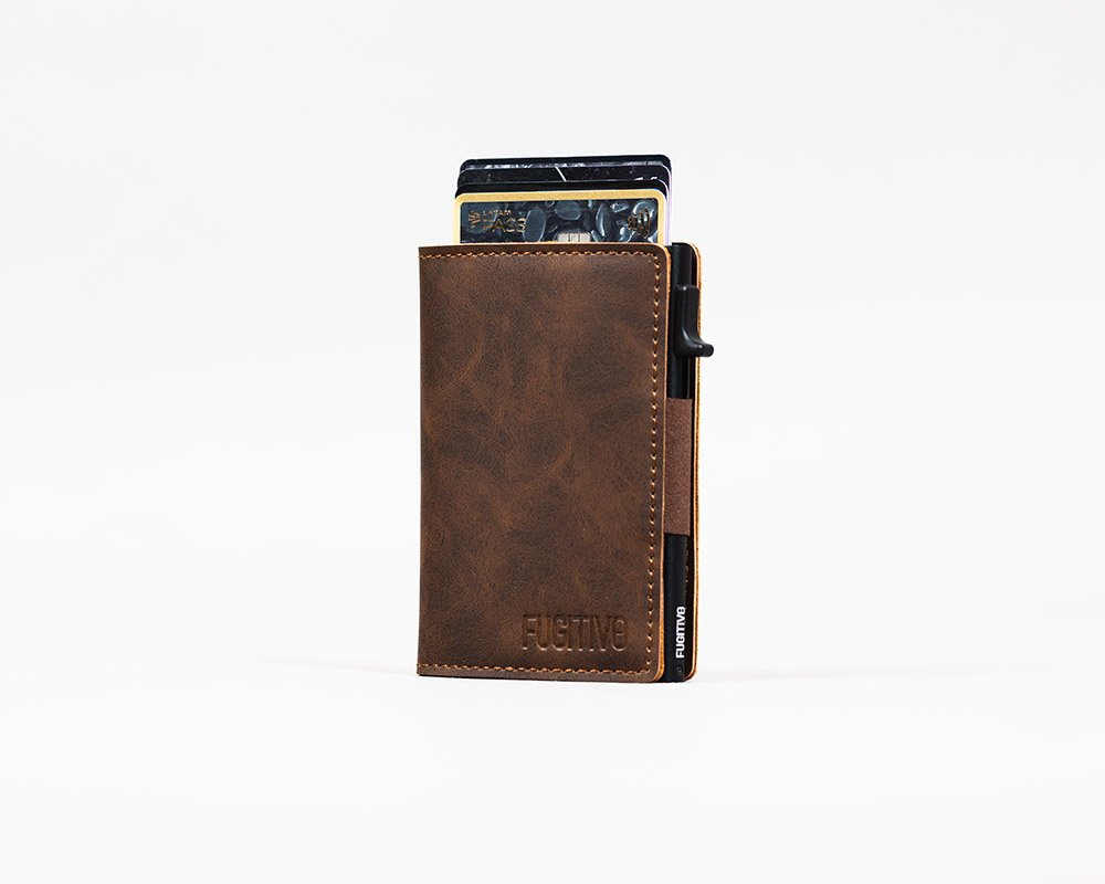 BILLETERA BRAGI COMPARTIMIENTO AIRTAG BROWN