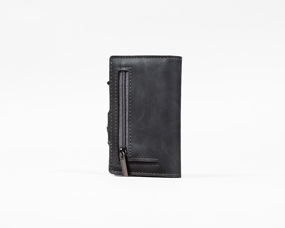 BILLETERA BRAGI CON MONEDERO GREY