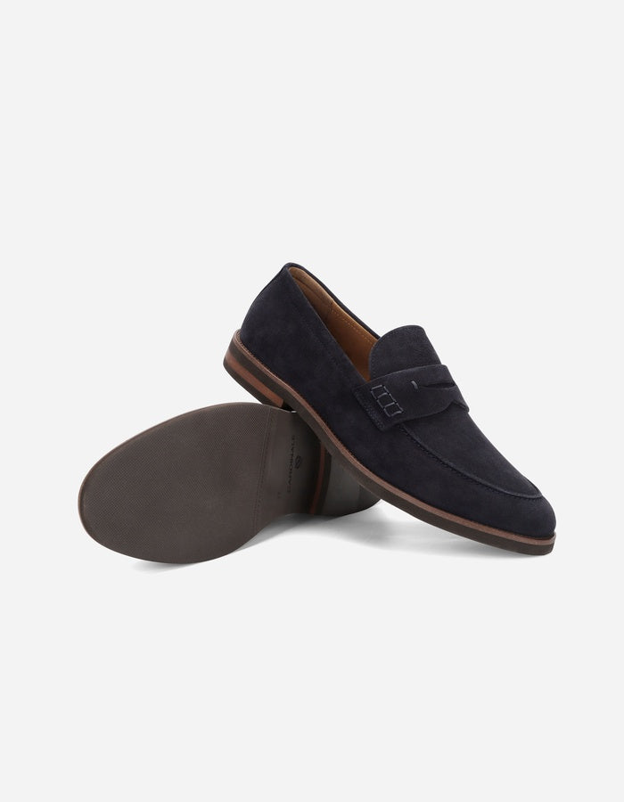 MOCASINES HOMBRE CUERO CALVIN-4-01 AZUL