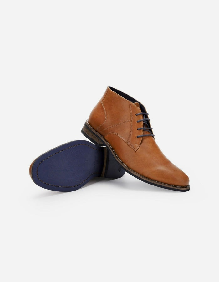 BOTINES HOMBRE CUERO DENIZEN-6-06 BRANDY
