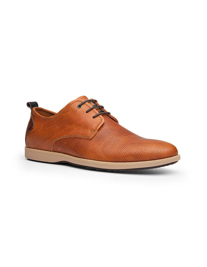 ZAPATOS HOMBRE CUERO DENVER-0-01 BRANDY