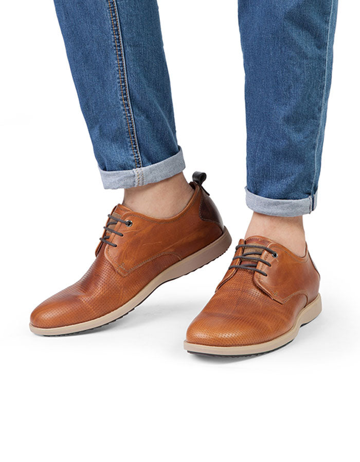 ZAPATOS HOMBRE CUERO DENVER-0-01 BRANDY