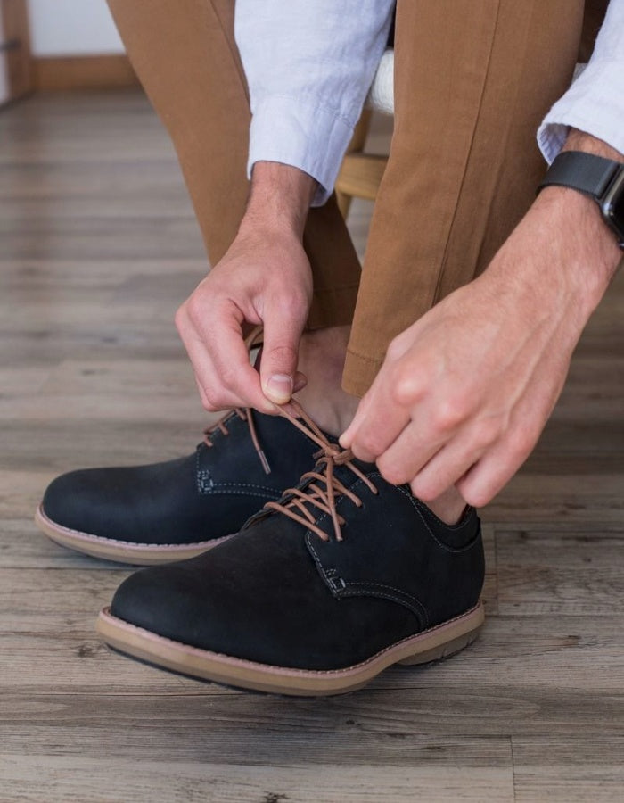 ZAPATOS HOMBRE CUERO DOZZA-0-03-NEGRO