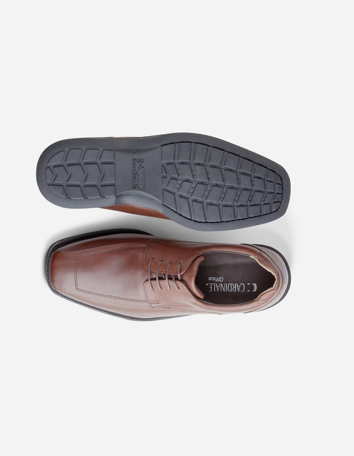 ZAPATOS HOMBRE CUERO 24 FLEX FINANCIAL-0-51-BRANDY