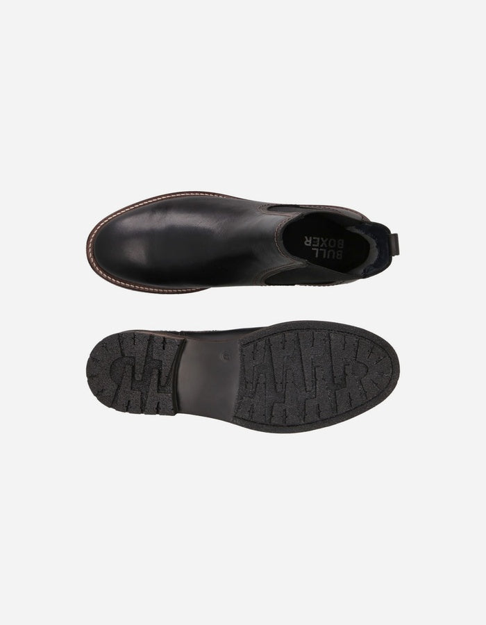 BULLBOXER BOTINES HOMBRE CHELSEA CUERO HAREN-6-59 NEGRO