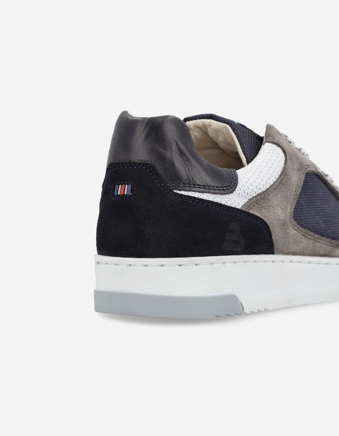 BULLBOXER ZAPATILLAS HOMBRE CUERO Y TEXTIL KAI-0-11 AZUL