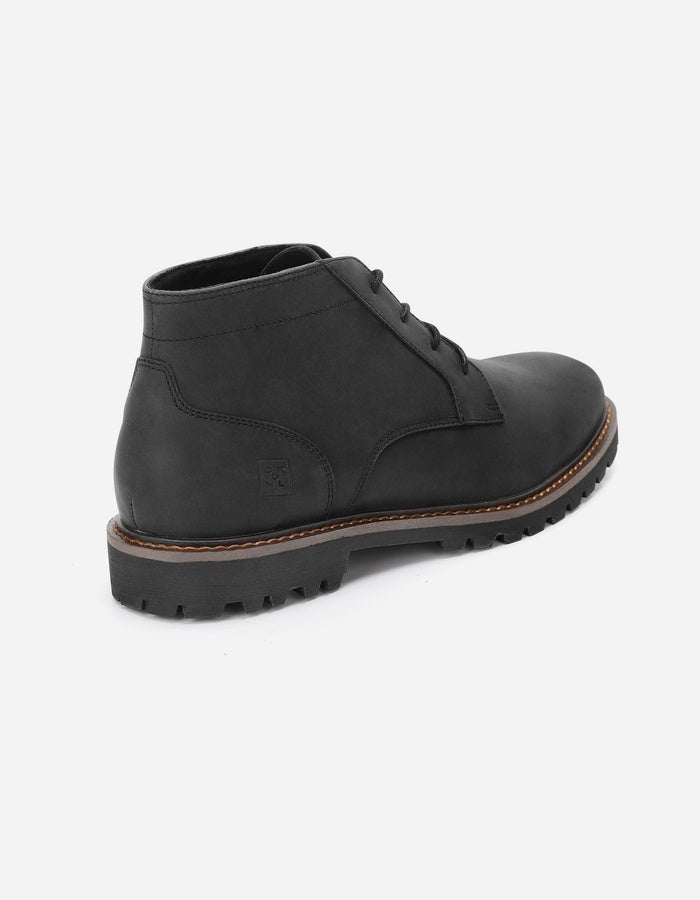 BOTINES HOMBRE CUERO KENSINGTON-6-02 NEGRO