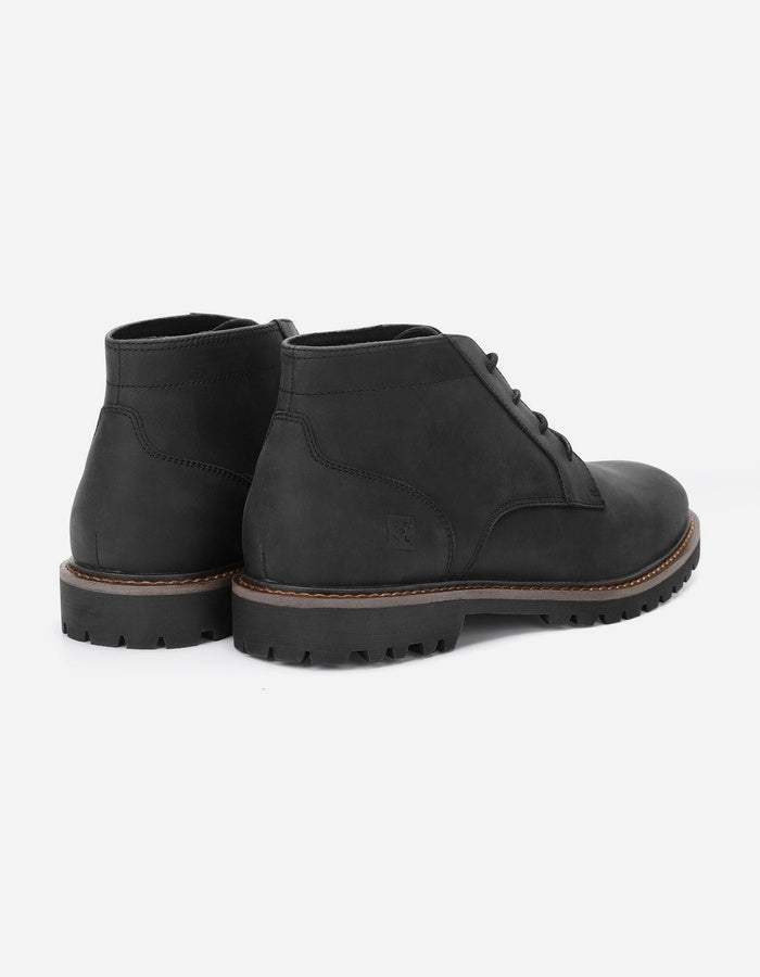 BOTINES HOMBRE CUERO KENSINGTON-6-02 NEGRO