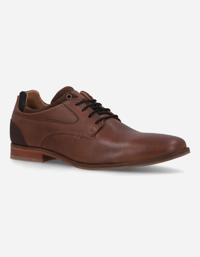 BULLBOXER ZAPATOS HOMBRE CUERO LEIDEN-0-16 BRANDY
