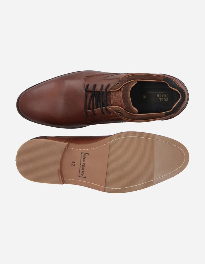 BULLBOXER ZAPATOS HOMBRE CUERO LEIDEN-0-16 BRANDY