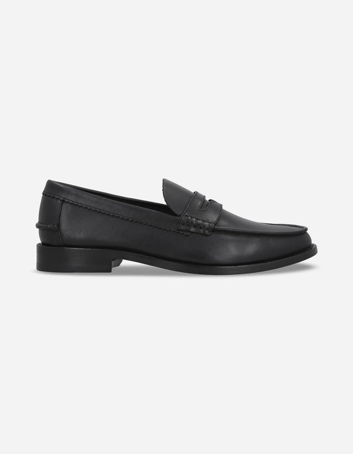 MOCASINES HOMBRE SUELA CUERO MOC ARG-5-77 NEGRO