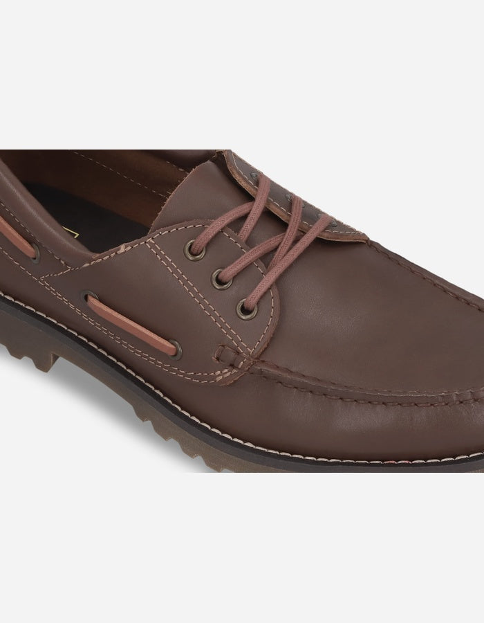 ZAPATOS HOMBRE CUERO OAKVILLE-0-02 CAFÉ