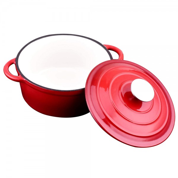 OLLA HIERRO FUNDIDO REDONDA ROUGE BORDEAUX 3LTS