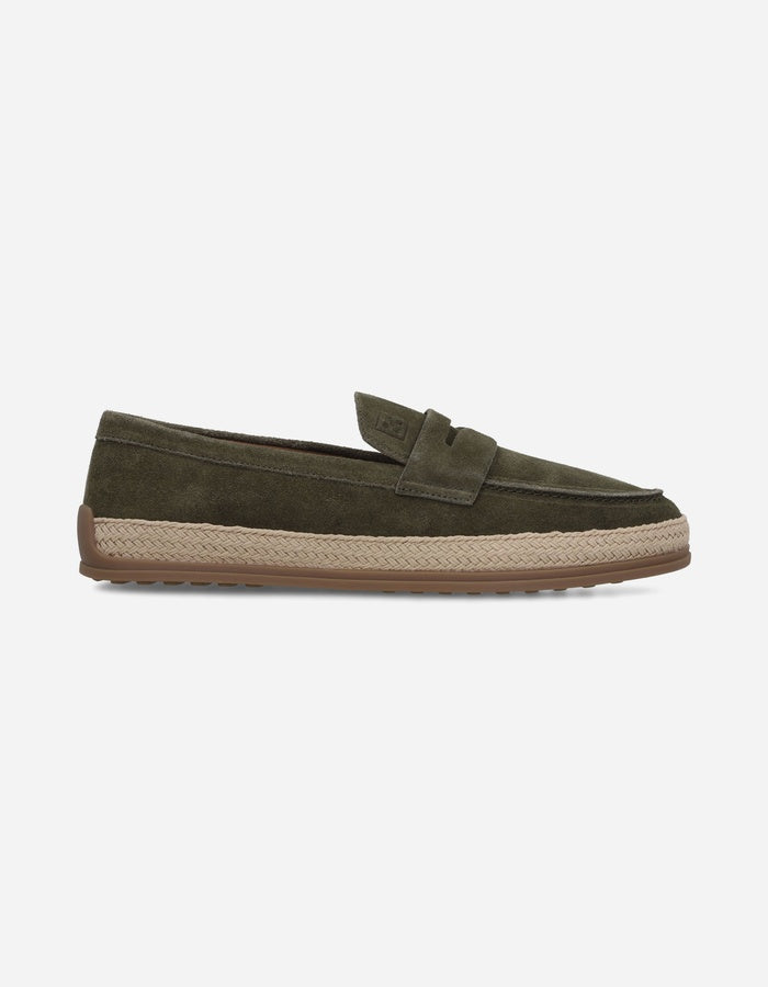 MOCASINES HOMBRE CUERO PORTSIDE-4-02 VERDE