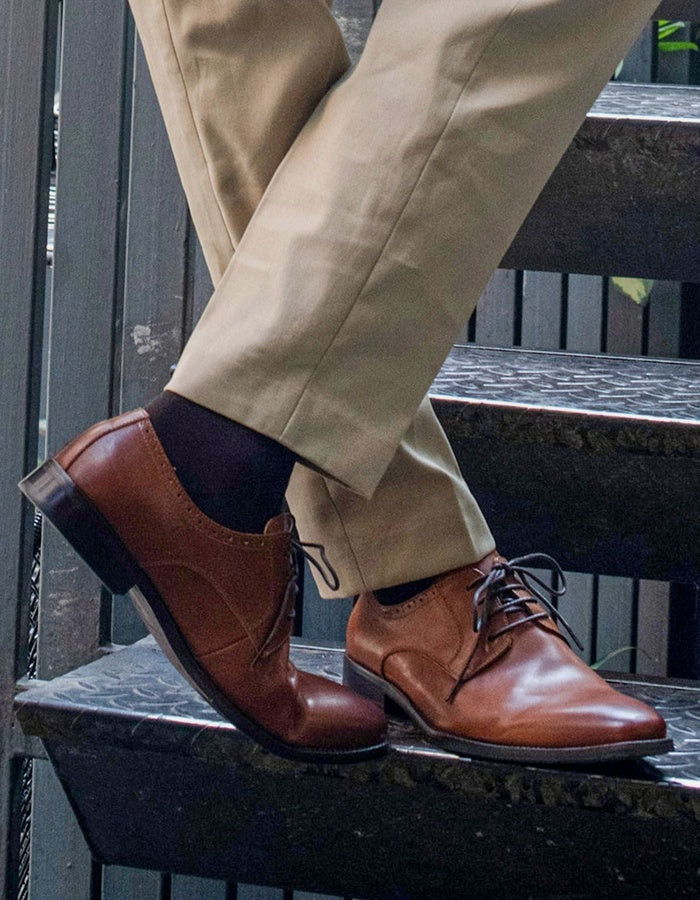 ZAPATOS HOMBRE CUERO RADFORD-0-04 BRANDY