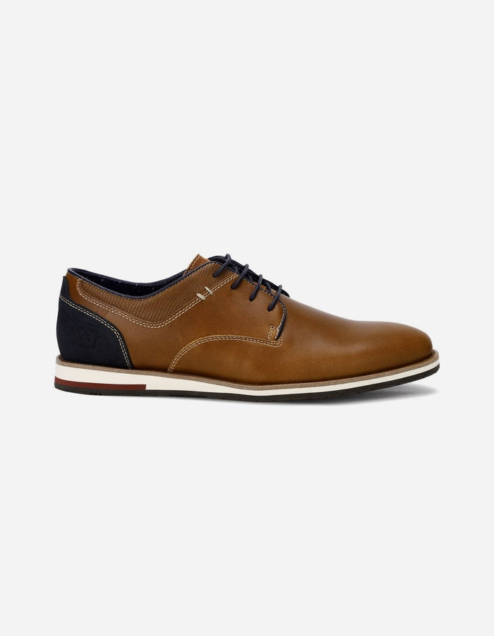 ZAPATOS HOMBRE CUERO SHELFORD-0-04 BRANDY