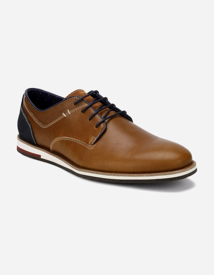 ZAPATOS HOMBRE CUERO SHELFORD-0-04 BRANDY