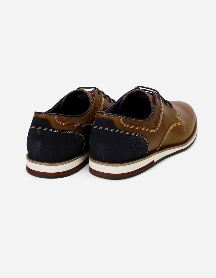 ZAPATOS HOMBRE CUERO SHELFORD-0-04 BRANDY