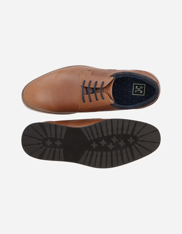 ZAPATOS HOMBRE CUERO SHELFORD-0-06 BRANDY
