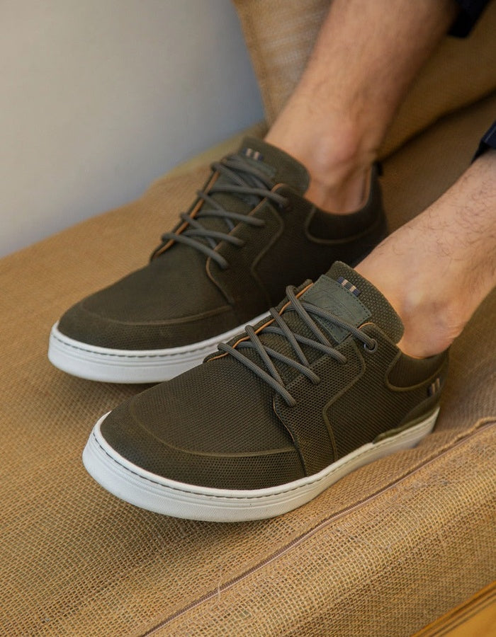 BULLBOXER ZAPATILLAS HOMBRE CUERO SINJ-0-90 VERDE