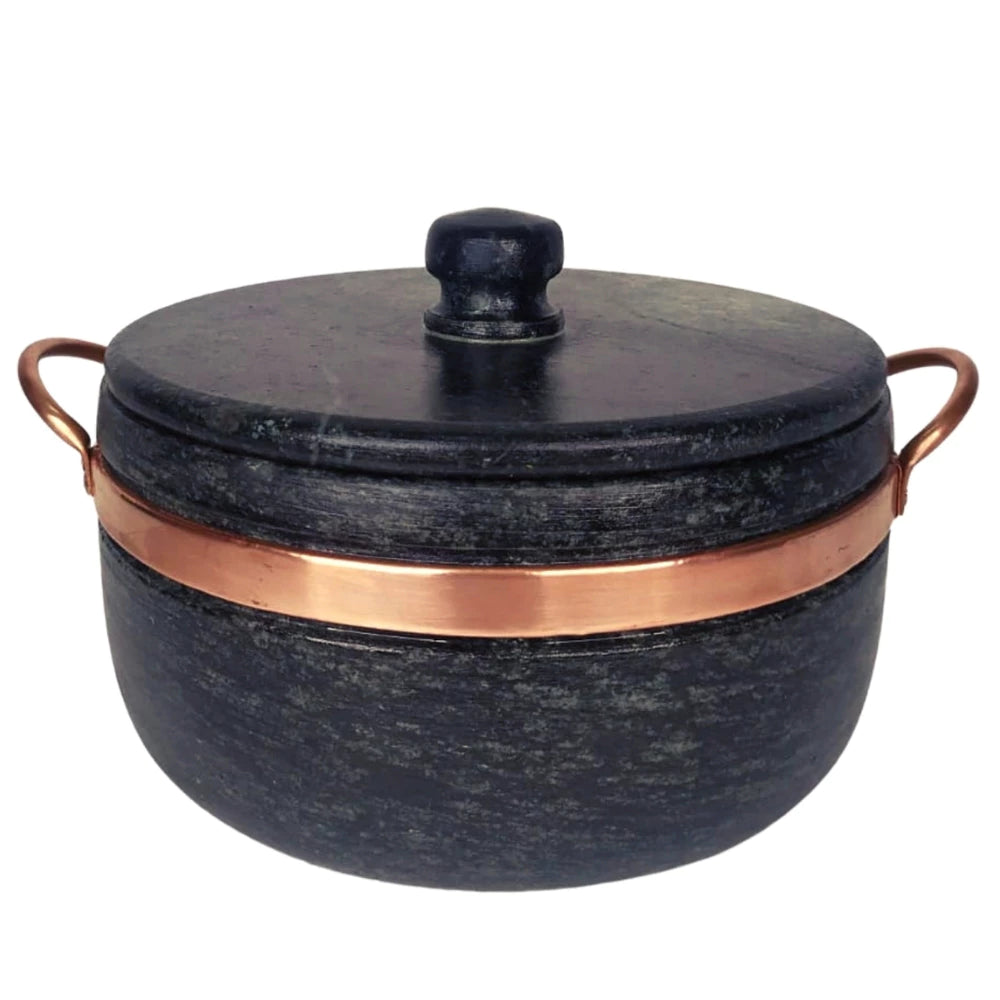 Juego de 14 ollas de esteatita