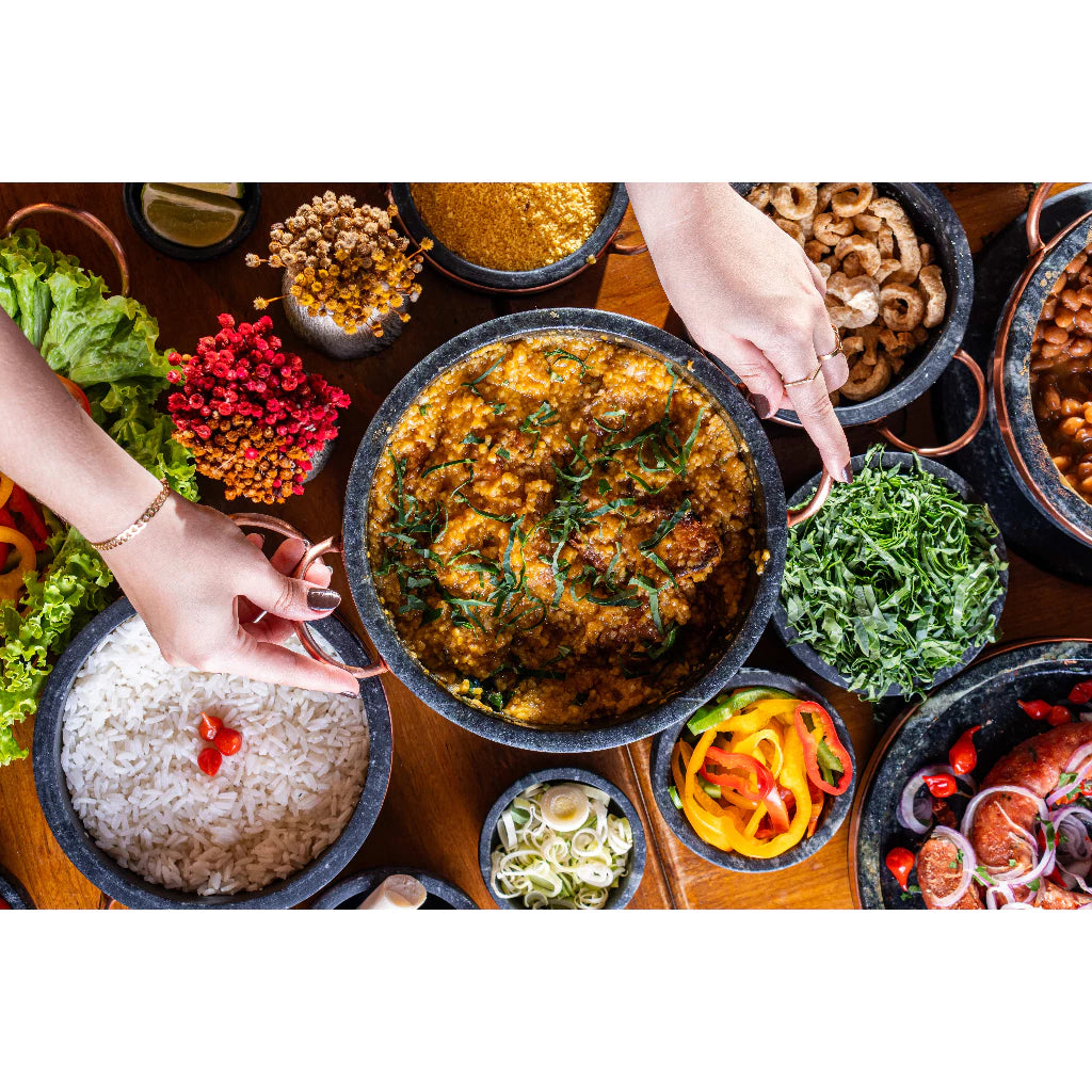 Juego de 14 ollas de esteatita Antiadherentes - Black Friday