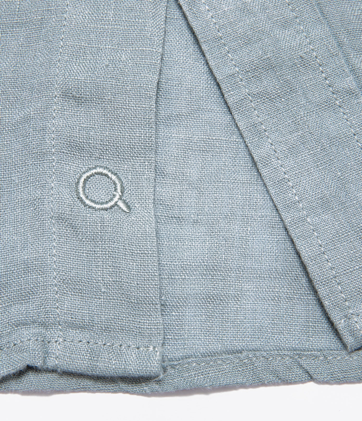 Camisa Hombre Lino Saonna M/Larga Verde Agua