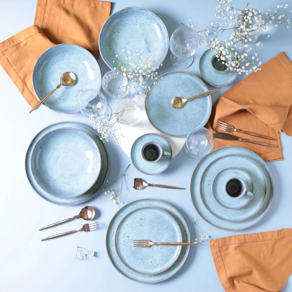 ¡Gran promoción! Juego de utensilios de cocina de cerámica italiana de 22 piezas. Recibe gratis una vajilla de 30 piezas y un juego de cubiertos de 24 piezas.